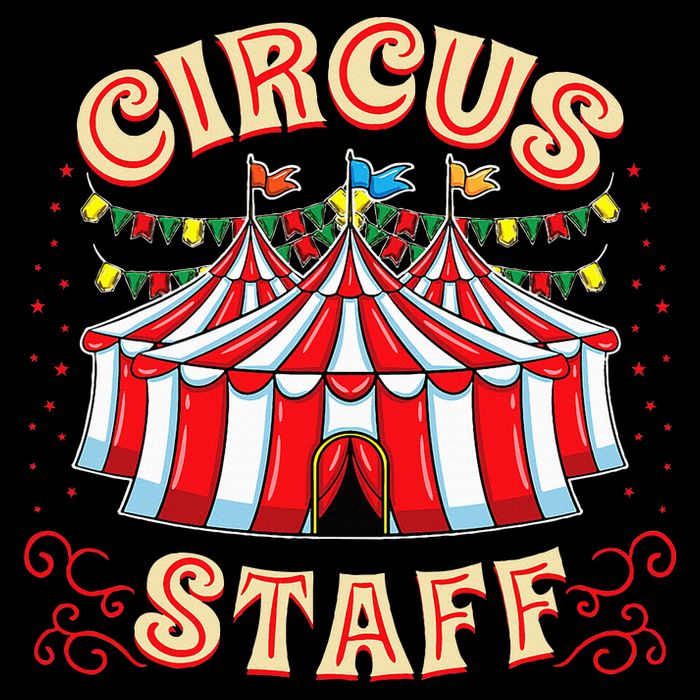 Circus Staff Circus Themed Party Zip Tote Bag