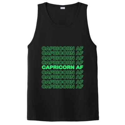 Cool Saying Capricorn Zodiac Horoscope Astronomy Funny Gift PosiCharge Competitor Tank