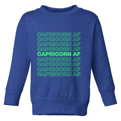 Cool Saying Capricorn Zodiac Horoscope Astronomy Funny Gift Toddler Sweatshirt
