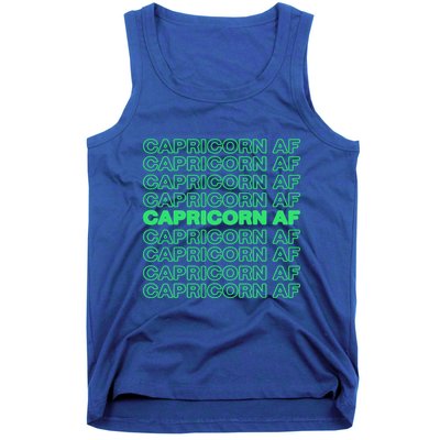 Cool Saying Capricorn Zodiac Horoscope Astronomy Funny Gift Tank Top