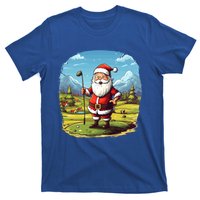 Christmas Santa Claus Golf Xmas Gift T-Shirt