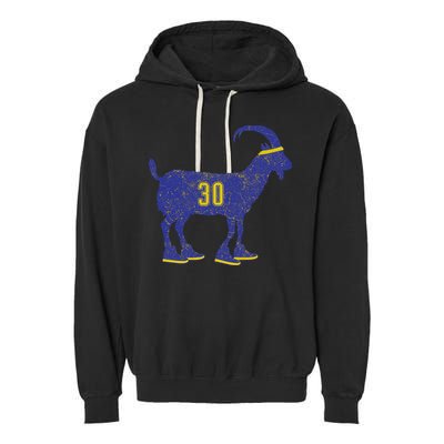 Cool Goat 30 Basketball Greatest Of All Time Garment-Dyed Fleece Hoodie