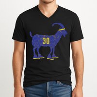 Cool Goat 30 Basketball Greatest Of All Time V-Neck T-Shirt