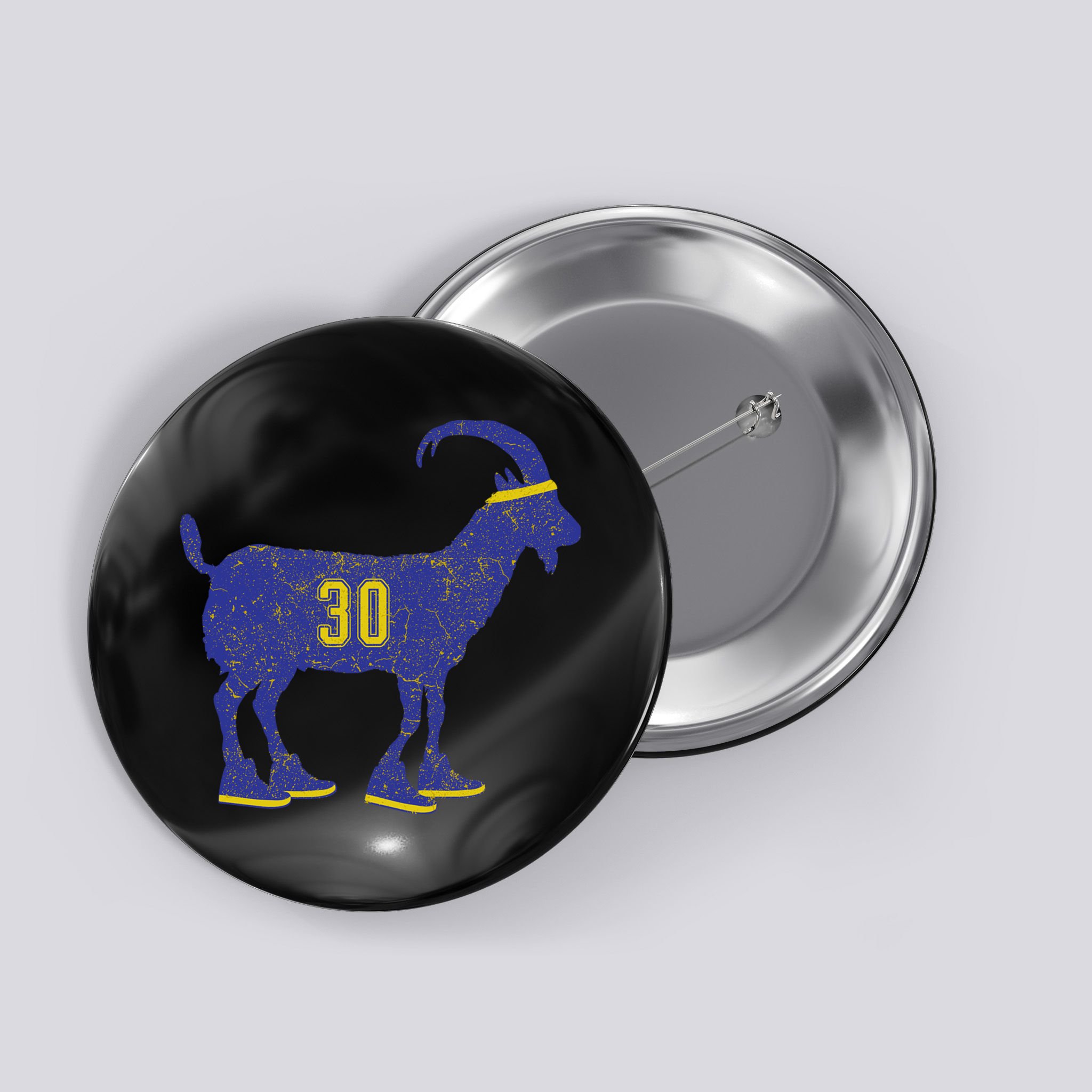 Cool Goat 30 Basketball Greatest Of All Time Button