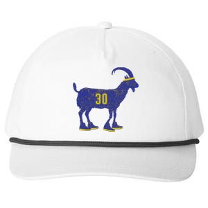 Cool Goat 30 Basketball Greatest Of All Time Snapback Five-Panel Rope Hat