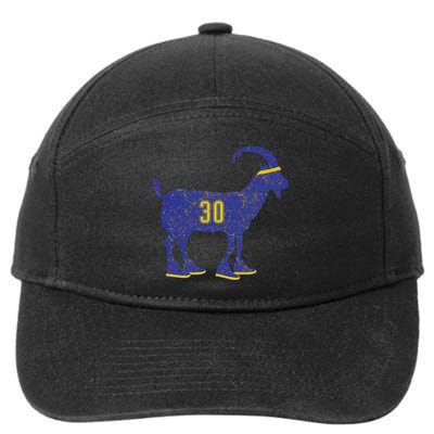 Cool Goat 30 Basketball Greatest Of All Time 7-Panel Snapback Hat