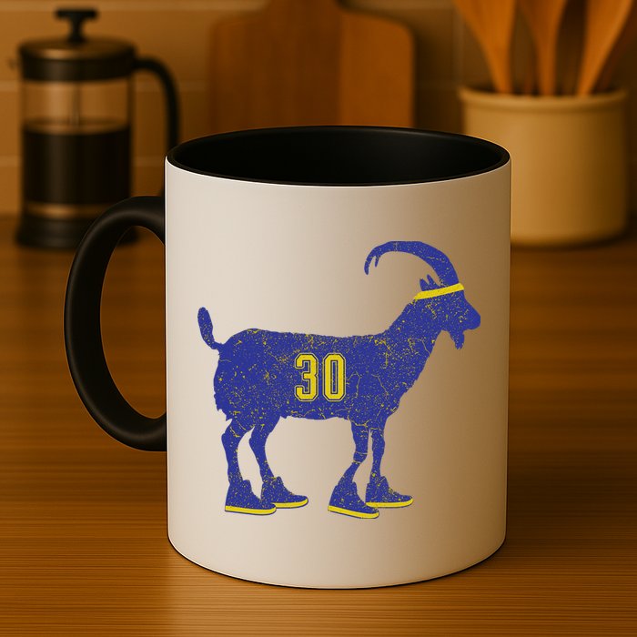 Cool Goat 30 Basketball Greatest Of All Time Mug