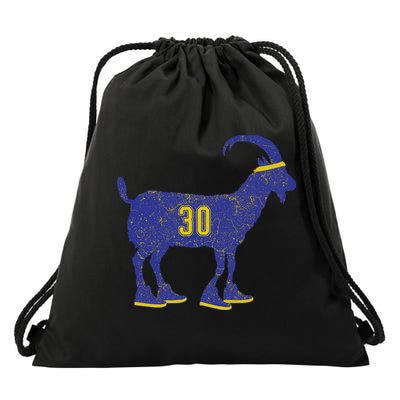 Cool Goat 30 Basketball Greatest Of All Time Drawstring Bag