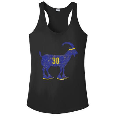 Cool Goat 30 Basketball Greatest Of All Time Ladies PosiCharge Competitor Racerback Tank