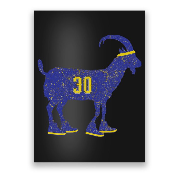Cool Goat 30 Basketball Greatest Of All Time Poster