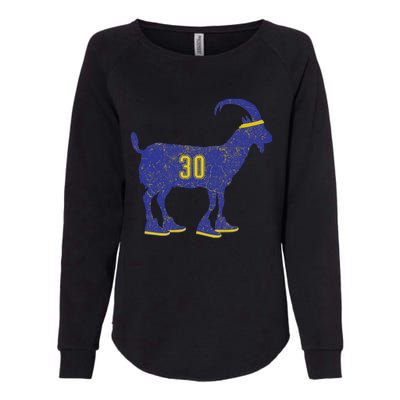 Cool Goat 30 Basketball Greatest Of All Time Womens California Wash Sweatshirt