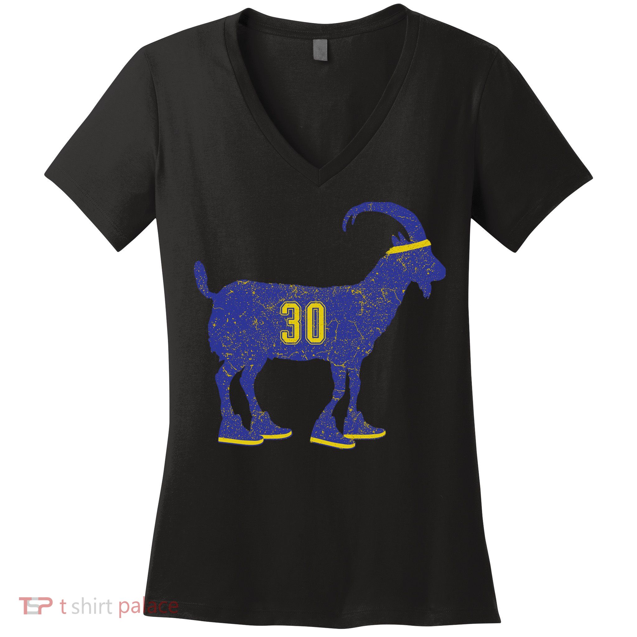 Cool Goat 30 Basketball Greatest Of All Time Women's V-Neck T-Shirt