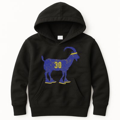 Cool Goat 30 Basketball Greatest Of All Time Kids Hoodie
