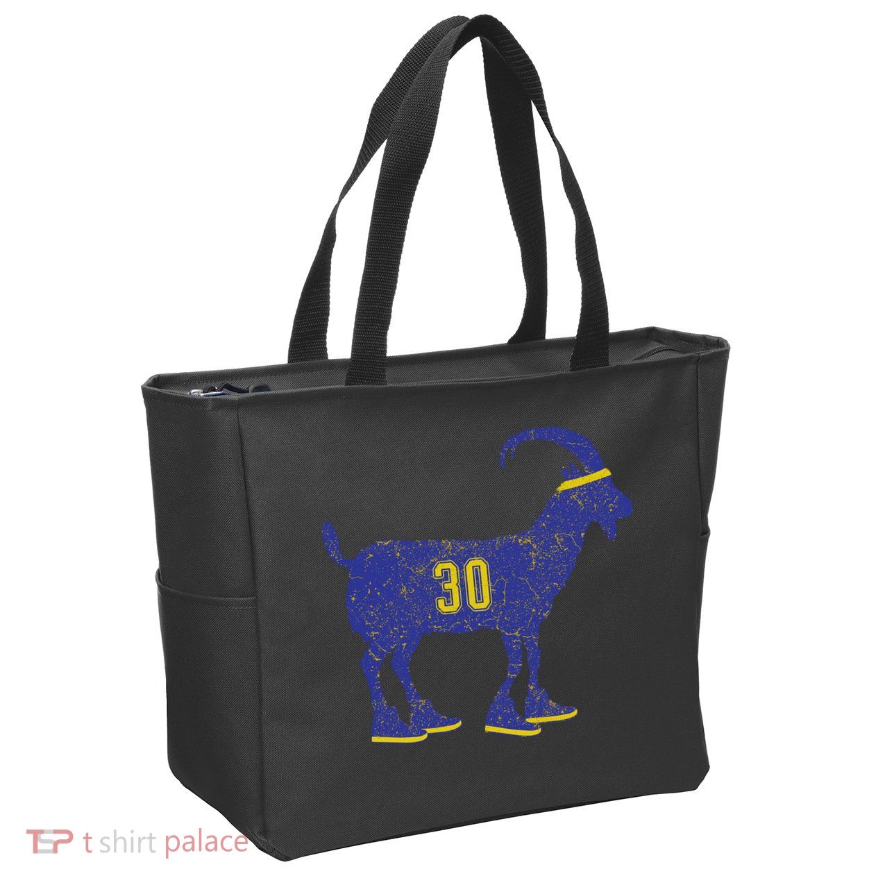 Cool Goat 30 Basketball Greatest Of All Time Zip Tote Bag
