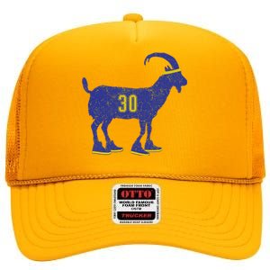 Cool Goat 30 Basketball Greatest Of All Time High Crown Mesh Back Trucker Hat