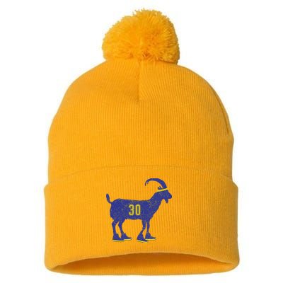 Cool Goat 30 Basketball Greatest Of All Time Pom Pom 12in Knit Beanie