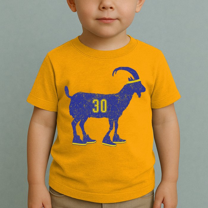 Cool Goat 30 Basketball Greatest Of All Time Toddler T-Shirt