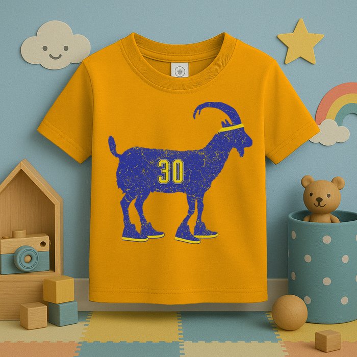 Cool Goat 30 Basketball Greatest Of All Time Toddler T-Shirt