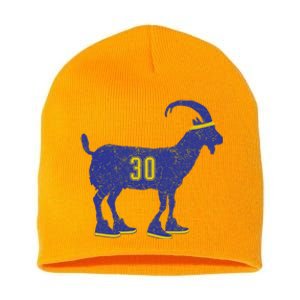 Cool Goat 30 Basketball Greatest Of All Time Short Acrylic Beanie