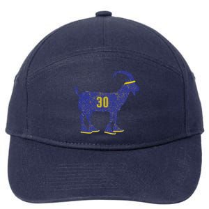 Cool Goat 30 Basketball Greatest Of All Time 7-Panel Snapback Hat