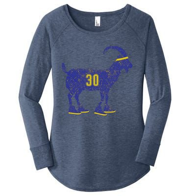 Cool Goat 30 Basketball Greatest Of All Time Women's Perfect Tri Tunic Long Sleeve Shirt