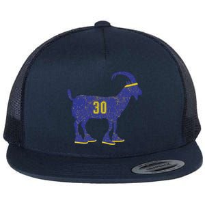 Cool Goat 30 Basketball Greatest Of All Time Flat Bill Trucker Hat