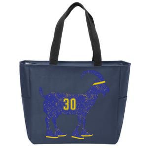 Cool Goat 30 Basketball Greatest Of All Time Zip Tote Bag