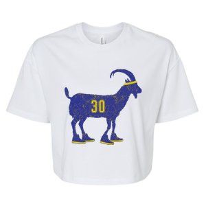 Cool Goat 30 Basketball Greatest Of All Time Bella+Canvas Jersey Crop Tee