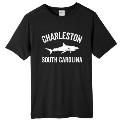 Charleston Shark Charleston South Carolina Gift Tall Fusion ChromaSoft Performance T-Shirt