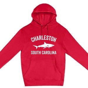 Charleston Shark Charleston South Carolina Gift Premium Pullover Hoodie