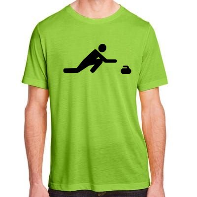 Curling Symbol Adult ChromaSoft Performance T-Shirt