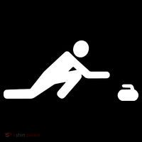 Curling Symbol Premium T-Shirt