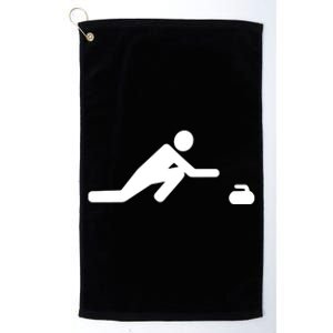 Curling Symbol Platinum Collection Golf Towel