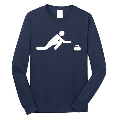 Curling Symbol Long Sleeve Shirt