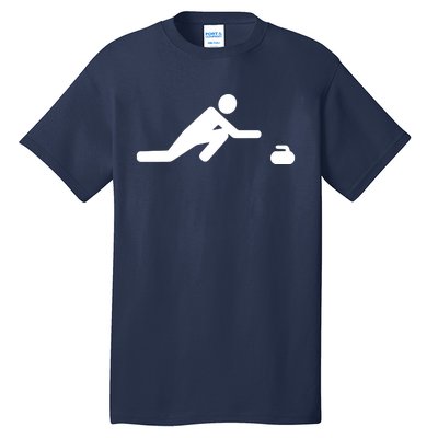 Curling Symbol Tall T-Shirt