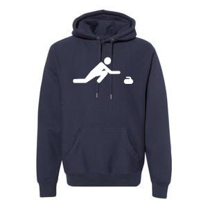 Curling Symbol Premium Hoodie