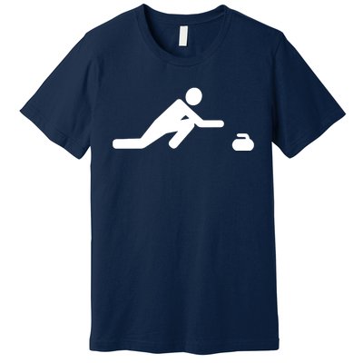 Curling Symbol Premium T-Shirt