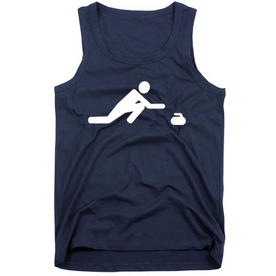 Curling Symbol Tank Top