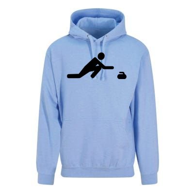 Curling Symbol Unisex Surf Hoodie