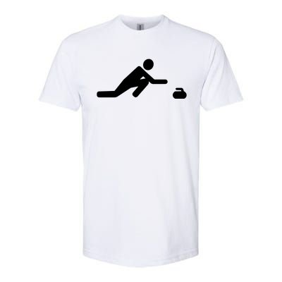 Curling Symbol Softstyle CVC T-Shirt