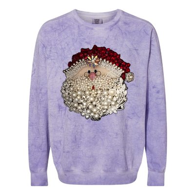 Christmas Santa Claus Jewel Art Colorblast Crewneck Sweatshirt