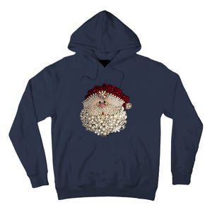 Christmas Santa Claus Jewel Art Tall Hoodie