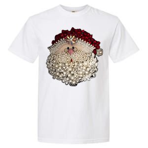 Christmas Santa Claus Jewel Art Garment-Dyed Heavyweight T-Shirt