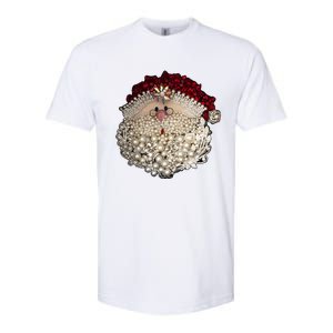 Christmas Santa Claus Jewel Art Softstyle CVC T-Shirt