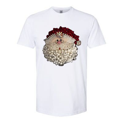 Christmas Santa Claus Jewel Art Softstyle® CVC T-Shirt