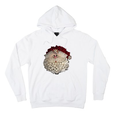 Christmas Santa Claus Jewel Art Hoodie