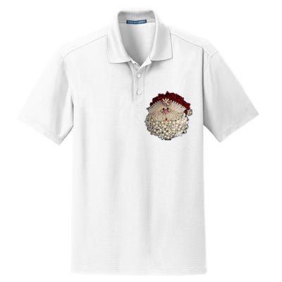 Christmas Santa Claus Jewel Art Dry Zone Grid Polo