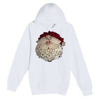 Christmas Santa Claus Jewel Art Premium Pullover Hoodie