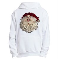 Christmas Santa Claus Jewel Art Urban Pullover Hoodie