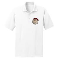 Christmas Santa Claus Jewel Art PosiCharge RacerMesh Polo